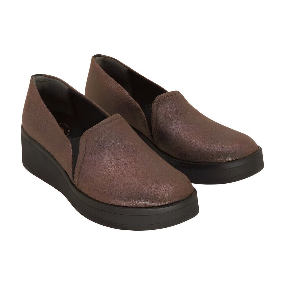 Bzees Brown Slip-On Flats